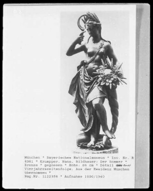 Aus der Vier Jahreszeitenfolge: Der Sommer