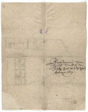 Breitenau, ehem. Kloster, nordwestlicher Vorhof mit "Herrenhaus" und neuem Marstall, Lageplan