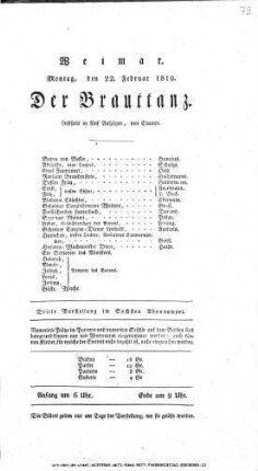 Der Brauttanz