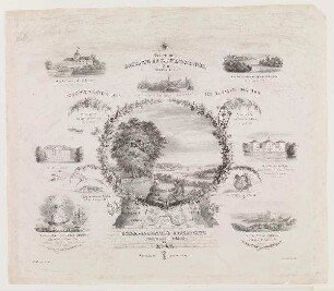 Gedenkblatt an die Erhebung Schleswig-Holsteins 1848