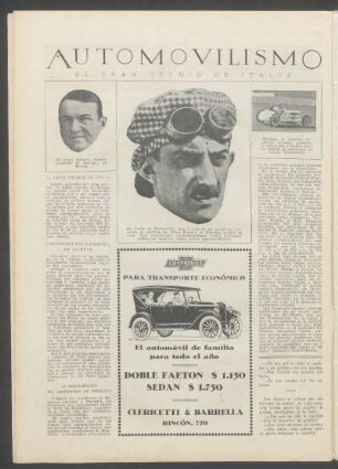 Automovilismo : El Gran Premio de Italia