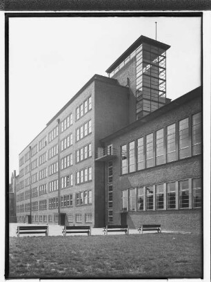Schule Wendenstraße (Hamburg-Hammerbrook): Perspektivische Ansicht : SchumacherWV Nr. 276