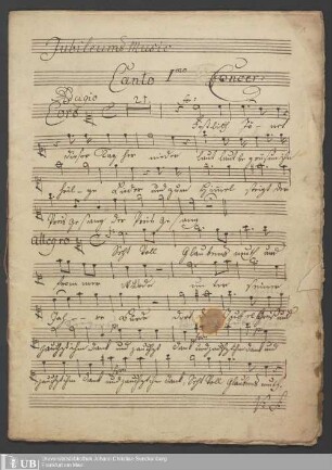 Ms. Ff. Mus. 42 - Jubileums Musik