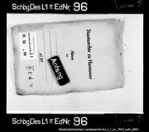 Schuldensachen des Johann Foppe .