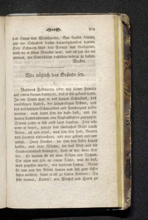 Wie nützlich das Gesinde sey.