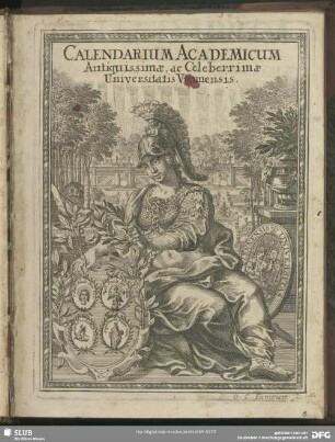 Calendarium Academicum Antiquissimae, ac Celeberrimae Unibersitatis Vicnnensis