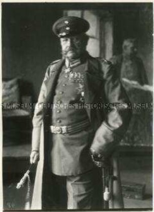 Paul von Hindenburg im Atelier