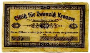 20 Kreuzer Conventions-Münze