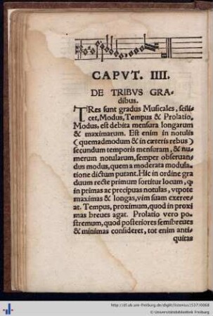Cap. IIII. De Tribus Gradibus.