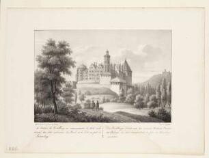 Heidelberger Schloss von Nordosten gesehen