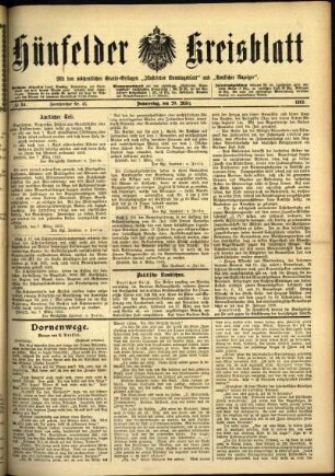 Ausgabe vom Donnerstag, den 20. März 1913.