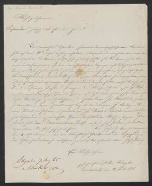 Brief an Breitkopf & Härtel  : 21.07.1801
