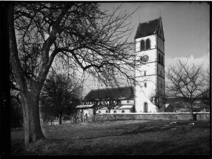 Hochsal Sankt Pelagius Kirche Außenansicht