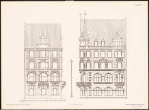Neue Fassaden für Bremens Altstadt Ergebnis aus d. Wettbewerbe d. Vereins Lüder von Bentheim in Bremen, bearb. v. Richard Landé, Leipzig: Seitenansichten
