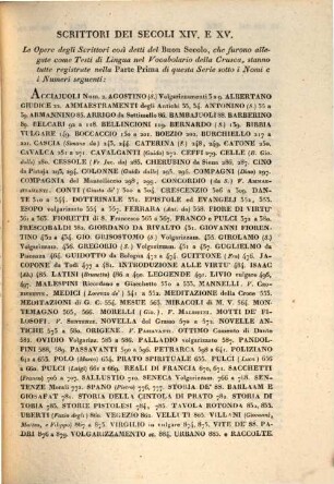 Serie dei testi di lingua italiana e di altri esemplari del bene scrivere, 2