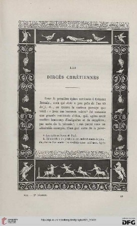 2. Pér. 8.1873: Les dircés chrétiennes