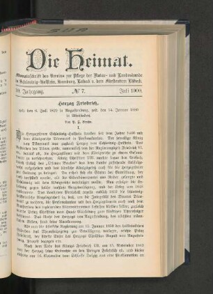 Herzog Friedrich, [...]