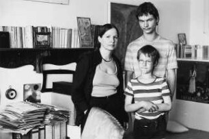 Familie M. (Kunsthistorikerin) im Wohnzimmer