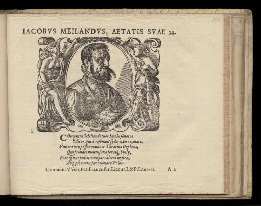 Blidnis von Jakob Meiland und Gedicht von Conrad Weis