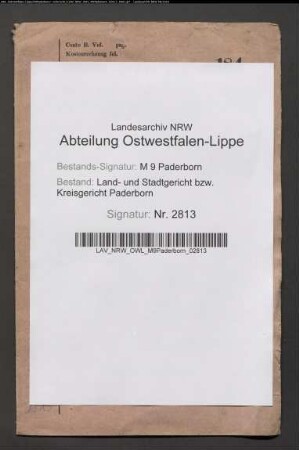 Erblasser: Wulf, Therese, geb. Hagelüken: