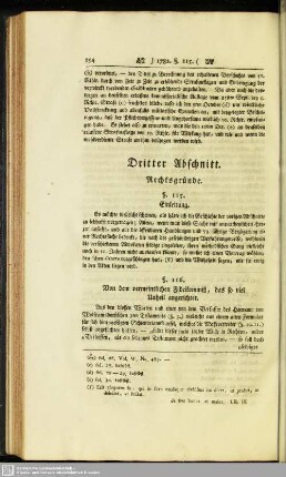 Dritter Abschnitt. Rechtsgründe