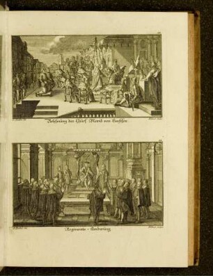 Belehnung des Churf. Moriz von Sachsen - Regiments-Aenderung