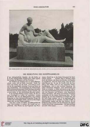 Die Bedeutung des Kunstsammelns