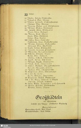 Großstädteln