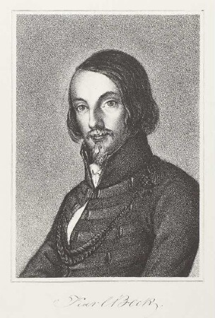 Bildnis des Dichters Karl Beck