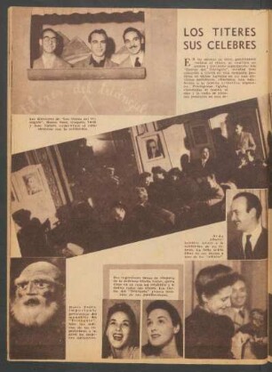 Los "Títeres del Triángulo" y sus celebres hermanos artistas