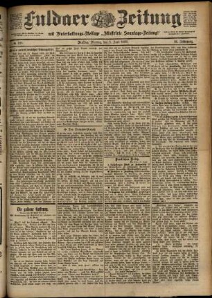 Ausgabe vom Montag, den 05. Juni 1899.