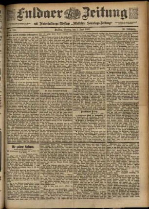 Ausgabe vom Montag, den 05. Juni 1899.