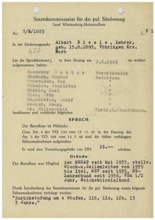 Eisele, Albert