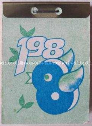 Abreiß-Kalender für das Jahr 1988