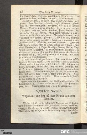 Von Nomen, Pronomen, Verbum, Constructio