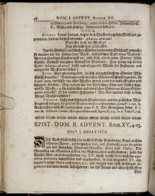 Epist. Dom. II. Advent.
