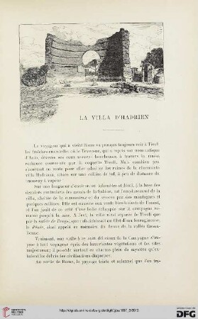 3. Pér. 18.1897: La villa d'Hadrien