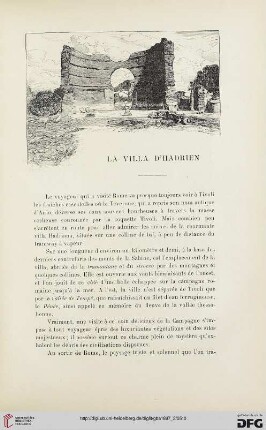 3. Pér. 18.1897: La villa d'Hadrien