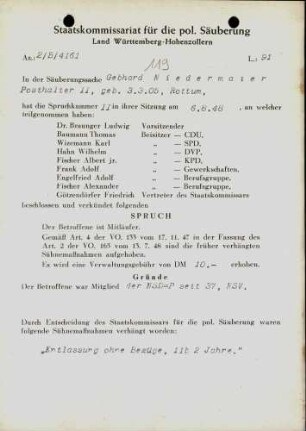 Niedermaier, Gebhard