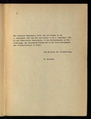 Der Lehrplan Mathematik ...