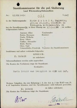Schmid, Marie