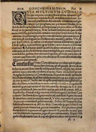Tractat[us] fructuosi Directorium concubinariorum