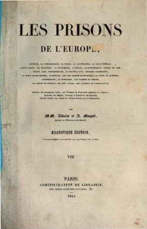 Les prisons de l'Europe, 8