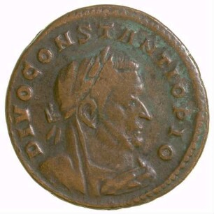 Münze, Follis, 307 - 308