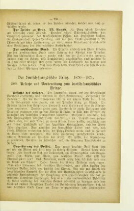 Der deutsch-französische Krieg. 1870 - 1871