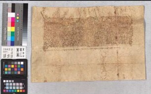 König Wenzel belehnt den Bischof Ruprecht von Paderborn mit Regalien.