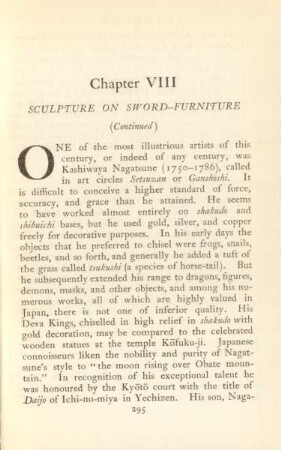 Chapter VIII. Sculpture on sword-furniture (continued)