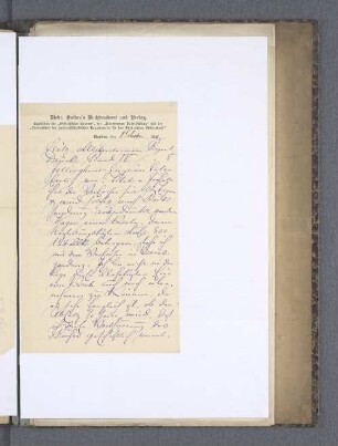 8. Decbr. 1891