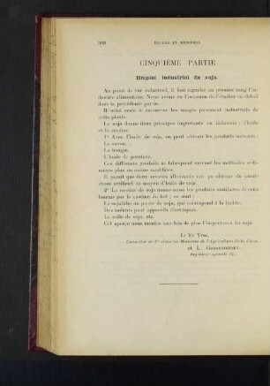 Cinquiéme Partie.