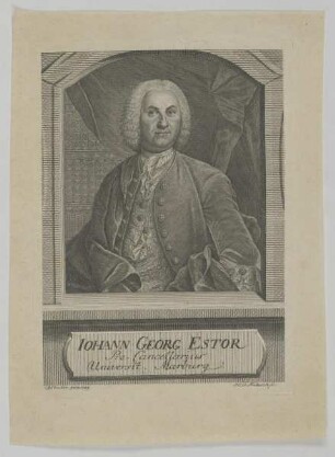 Bildnis des Iohann Georg Estor